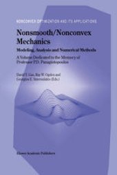 book Nonsmooth/Nonconvex Mechanics: Modeling, Analysis and Numerical Methods