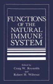 book Functions of the Natural Immune System