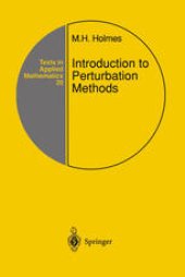 book Introduction to Perturbation Methods