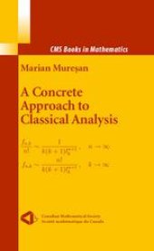 book A Concrete Approach to Classical Analysis