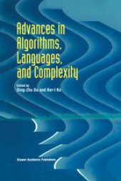 book Advances in Algorithms, Languages, and Complexity