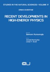 book Recent Developments in High-Energy Physics