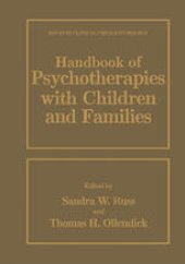 book Handbook of Psychotherapies with Children and Families