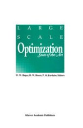 book Large Scale Optimization: State of the Art