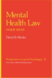 book Mental Health Law: Major Issues