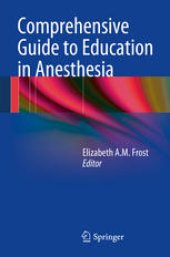 book Comprehensive Guide to Education in Anesthesia