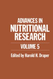 book Advances in Nutritional Research: Volume 5