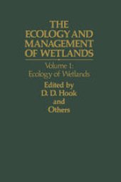 book The Ecology and Management of Wetlands: Volume 1: Ecology of Wetlands