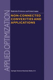 book Non-Connected Convexities and Applications