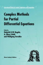 book Complex Methods for Partial Differential Equations