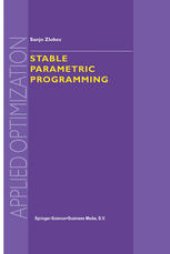 book Stable Parametric Programming