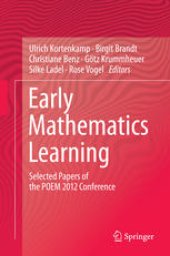 book Early Mathematics Learning: Selected Papers of the POEM 2012 Conference