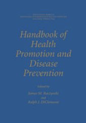 book Handbook of Health Promotion and Disease Prevention