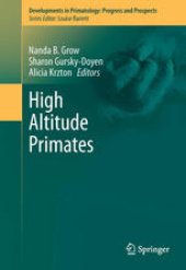 book High Altitude Primates