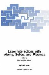 book Laser Interactions with Atoms, Solids and Plasmas