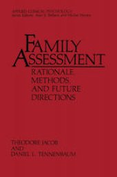 book Family Assessment: Rationale, Methods and Future Directions