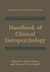 book Handbook of Clinical Geropsychology