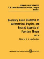 book Boundary Value Problems of Mathematical Physics and Related Aspects of Function Theory