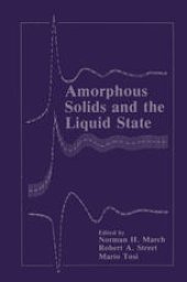 book Amorphous Solids and the Liquid State