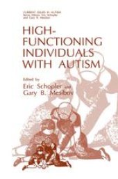 book High-Functioning Individuals with Autism