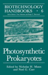 book Photosynthetic Prokaryotes