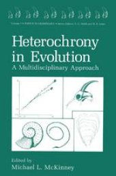 book Heterochrony in Evolution: A Multidisciplinary Approach