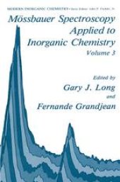 book Mössbauer Spectroscopy Applied to Inorganic Chemistry