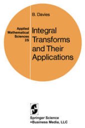 book Integral Transforms and Their Applications