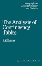 book The Analysis of Contingency Tables