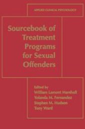 book Sourcebook of Treatment Programs for Sexual Offenders