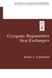 book Cryogenic Regenerative Heat Exchangers