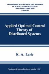 book Applied Optimal Control Theory of Distributed Systems
