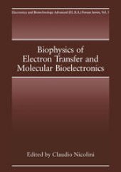 book Biophysics of Electron Transfer and Molecular Bioelectronics