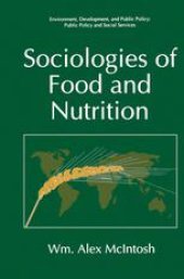 book Sociologies of Food and Nutrition