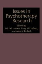 book Issues in Psychotherapy Research