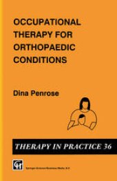 book Occupational Therapy for Orthopaedic Conditions