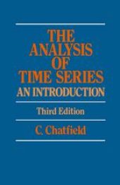 book The Analysis of Time Series: An Introduction