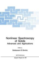 book Nonlinear Spectroscopy of Solids: Advances and Applications