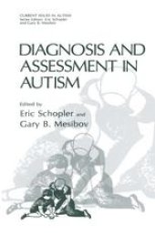 book Diagnosis and Assessment in Autism