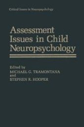 book Assessment Issues in Child Neuropsychology