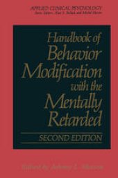 book Handbook of Behavior Modification with the Mentally Retarded