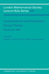 book Combinatorial and geometric group theory: Edinburgh, 1993
