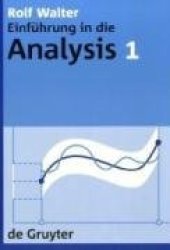 book Einführung in die Analysis 1