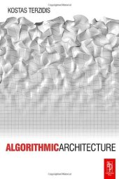 book Algorithmic architecture