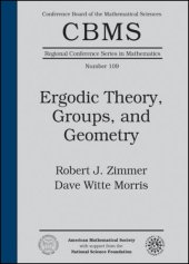 book Ergodic theory, groups, and geometry