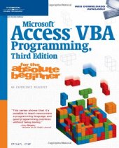 book Microsoft Access VBA programming for the absolute beginner