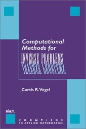 book Computational methods for inverse problems