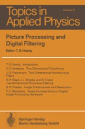 book Picture Processing and Digital Filtering