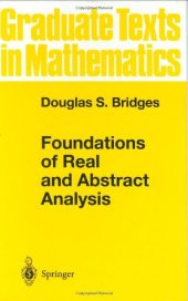 book Foundations Of Real And Abstract Analysis