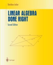 book Linear Algebra Done Right